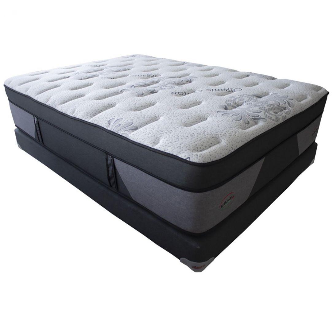 Juego de Colchón Y Box King Size Eleganzza Vittorio Benzi