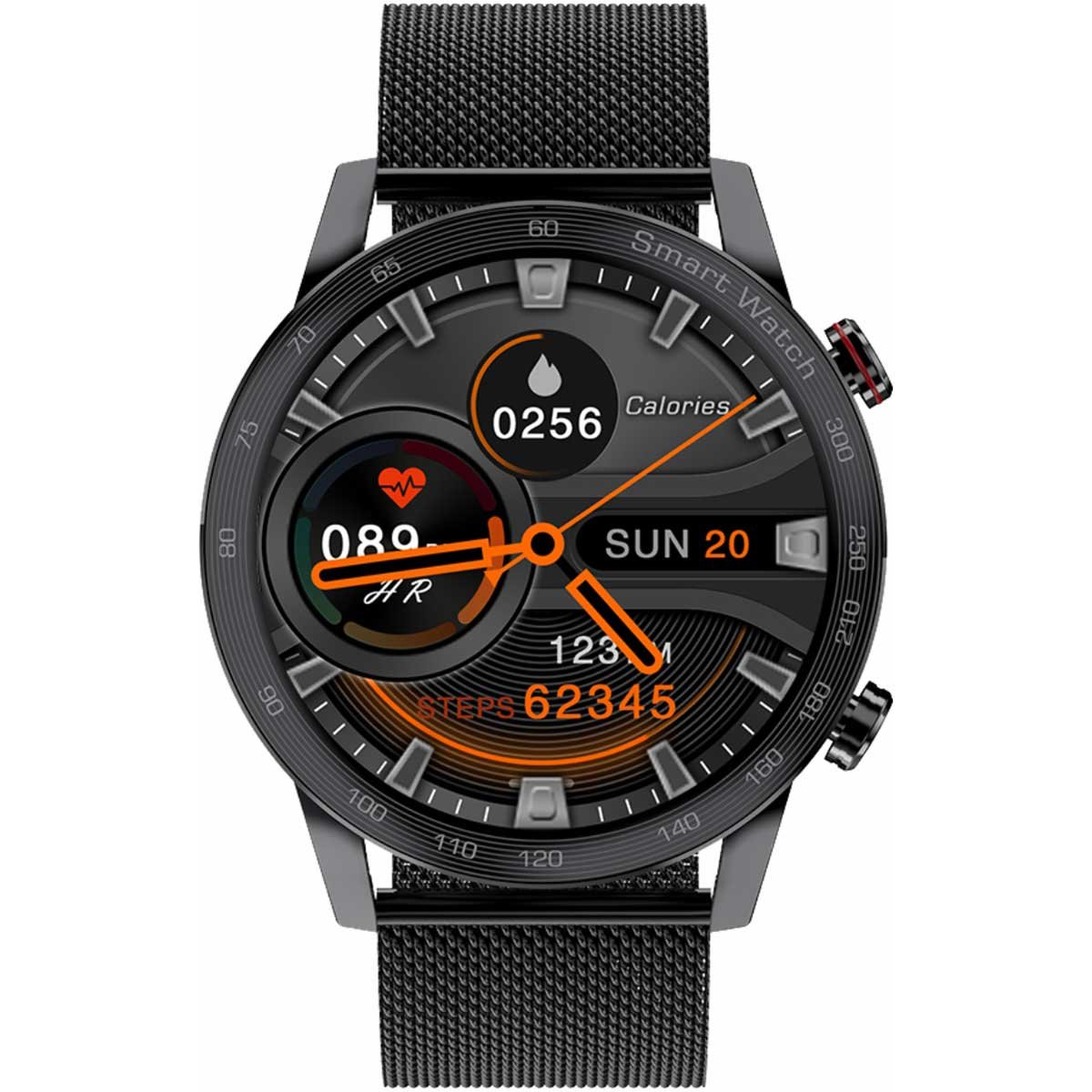 Smartwatch unisex 2025 negro cárdigan