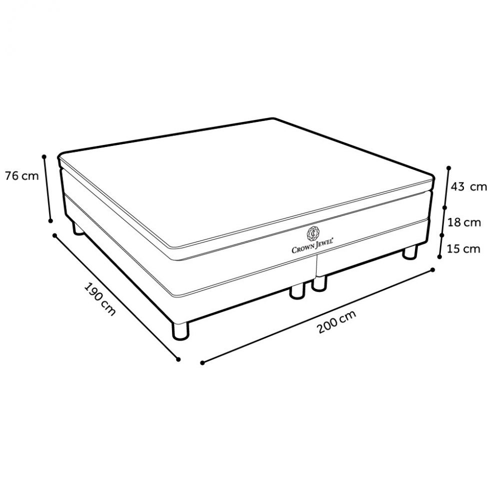 Juego de Colchón Y Box King Size Sealy