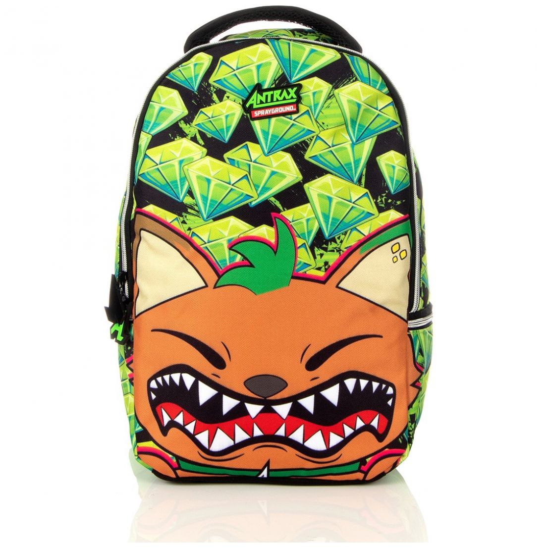 Mochila Antrax Gato para Primaria Verde Atmpacks