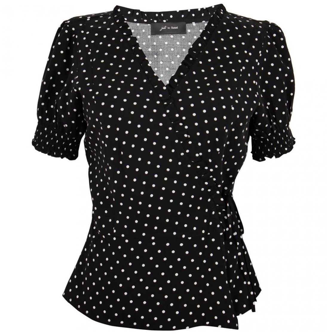 Blusa Manga Julieta Cuello Cruzado Just By Basel para Mujer Petite