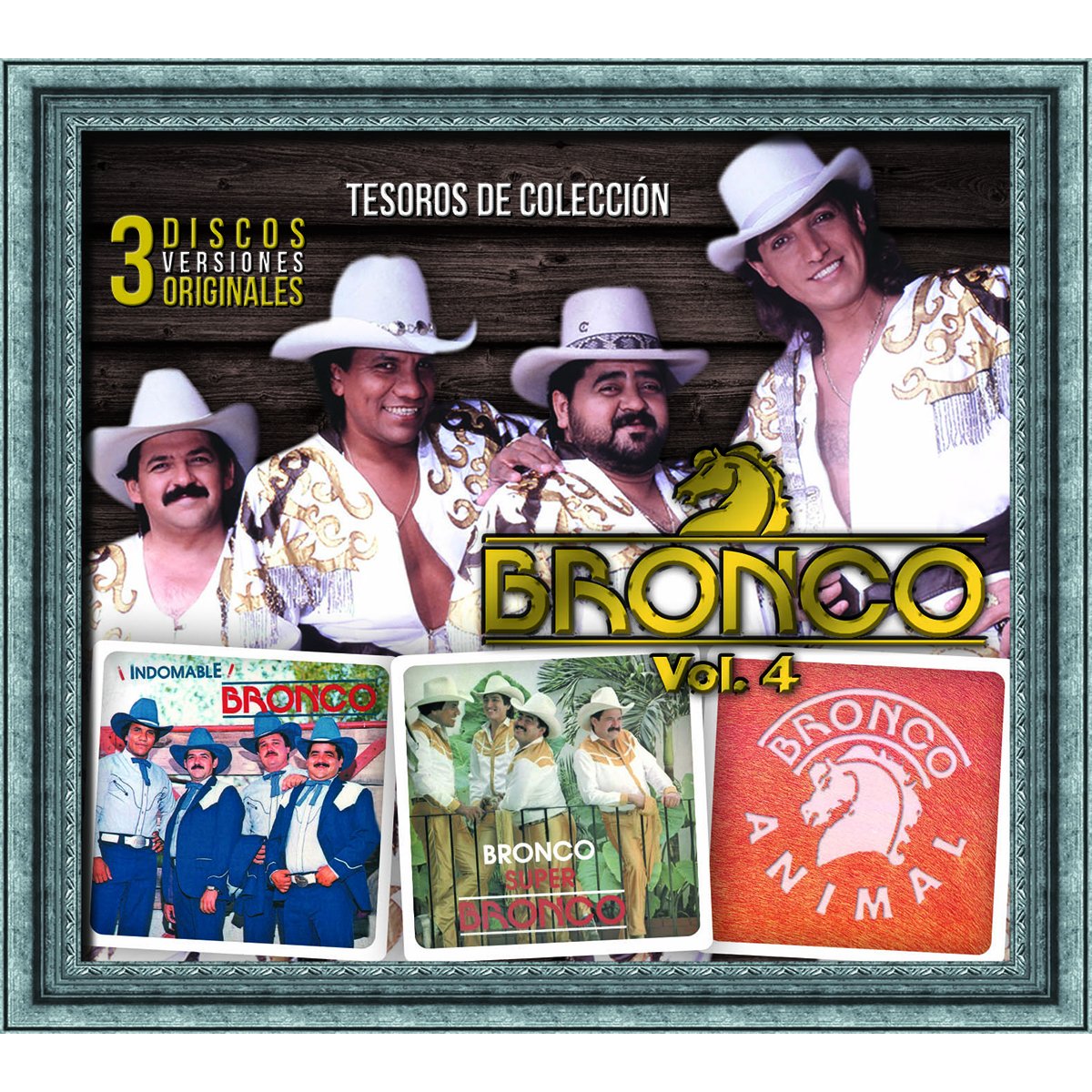 3 Cd´s Bronco Tesoros de Colección Vol. 4