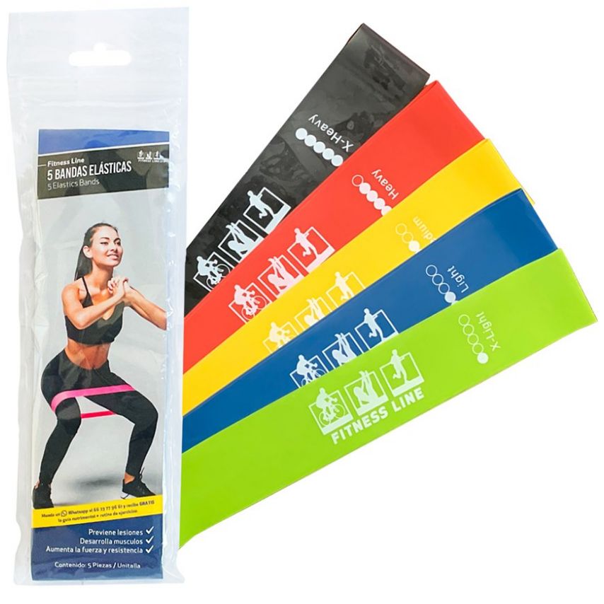 Bandas Elasticas Fitness Line