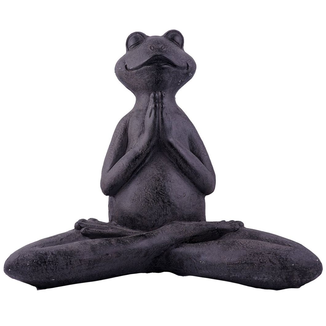 Home Nature Figura Rana Námaste Color Negro