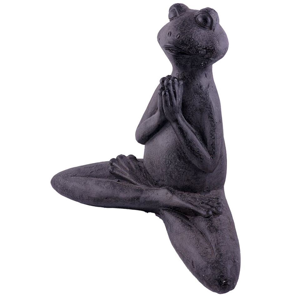 Home Nature Figura Rana Námaste Color Negro