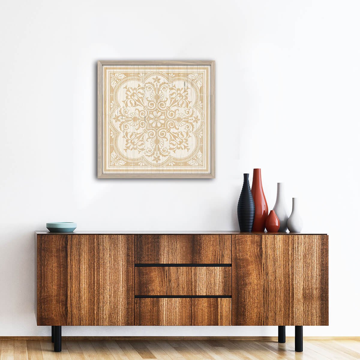 Cuadro Mándala Oscuro 60X60Cm Sears México