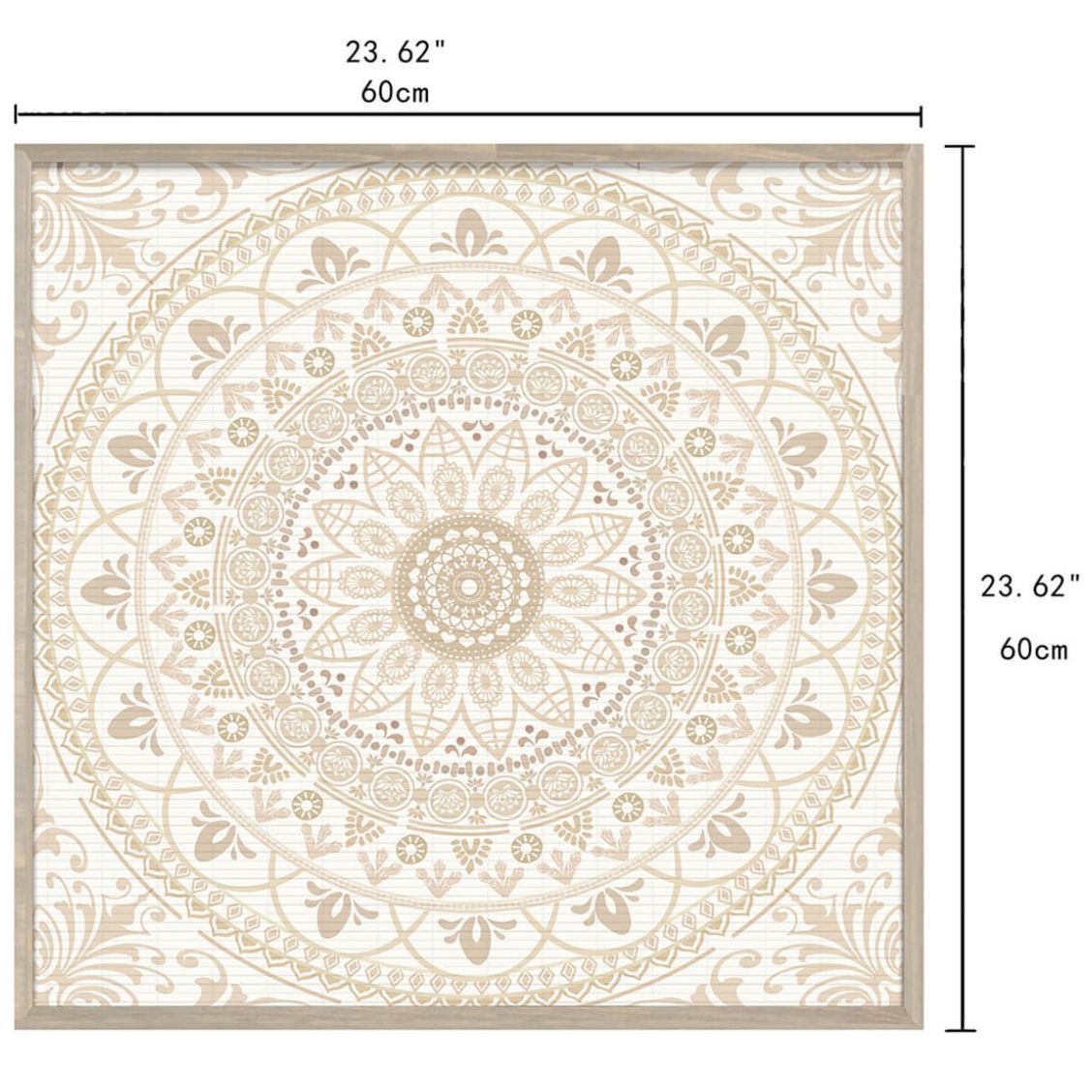 Cuadro Mándala Claro 60X60Cm Sears México