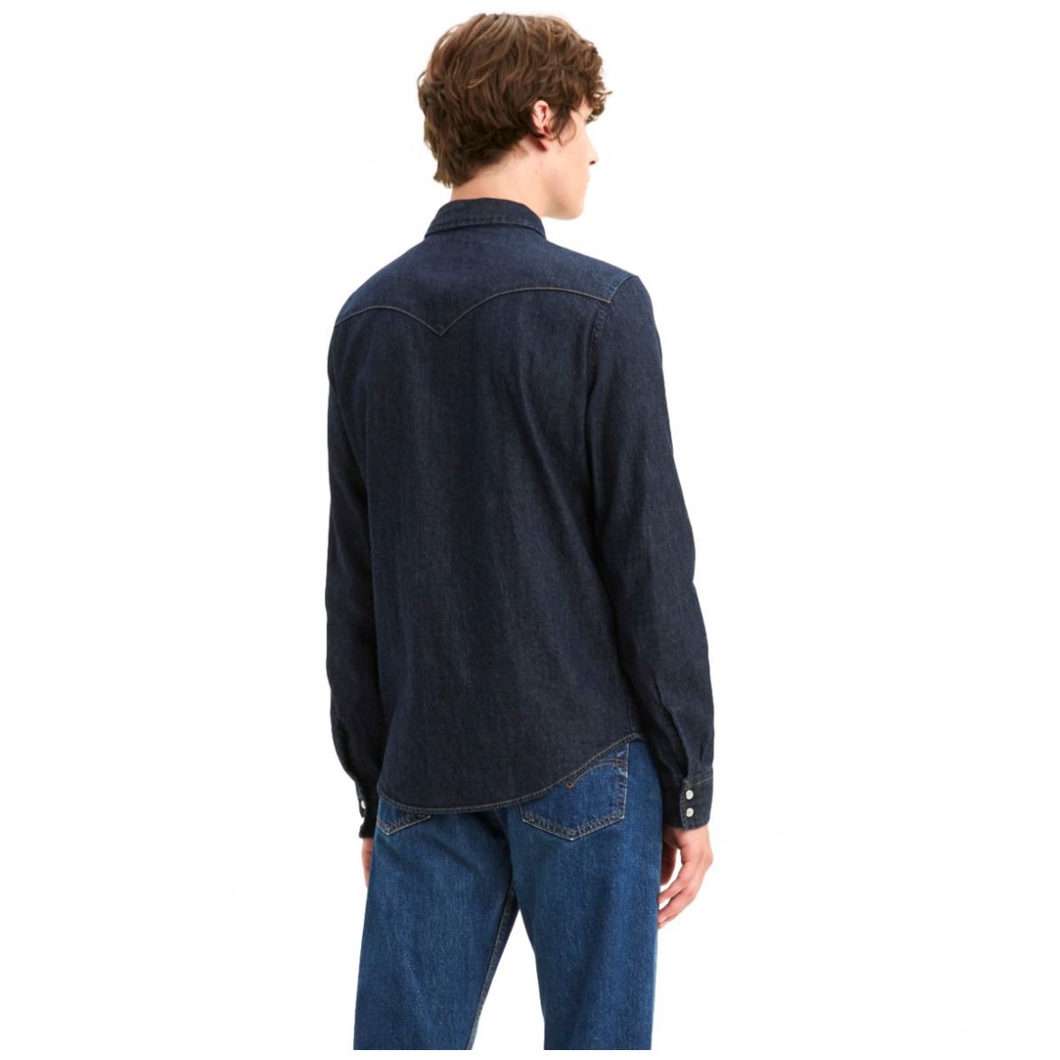 Camisa Azul Petroleo Levi's para Hombre