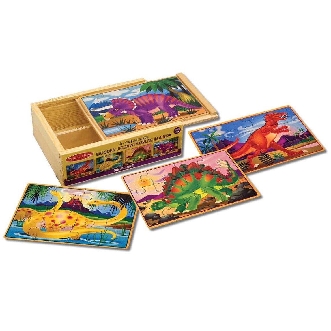 Rompecabezas de Dinosaurios en Caja Melissa And Doug Bandai