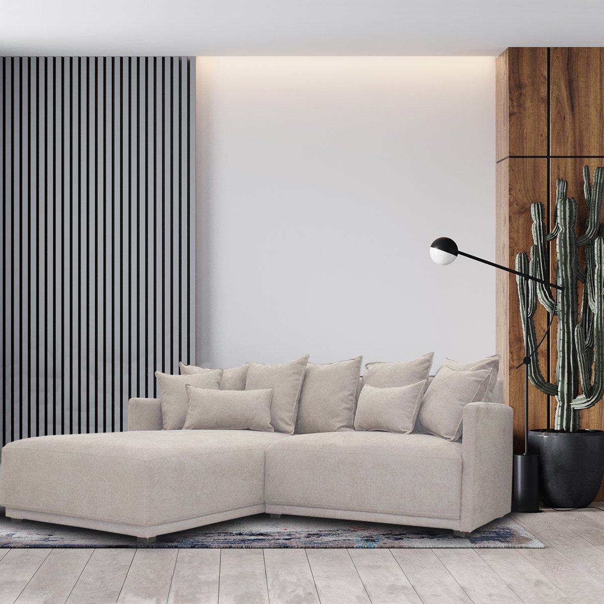 Sala Modular Guy Tela Bronze Gaudele