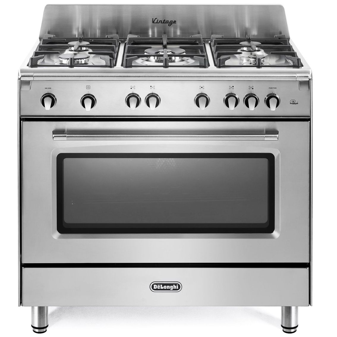 Estufa De’Longhi Vintage de Piso Inox 90 Cm