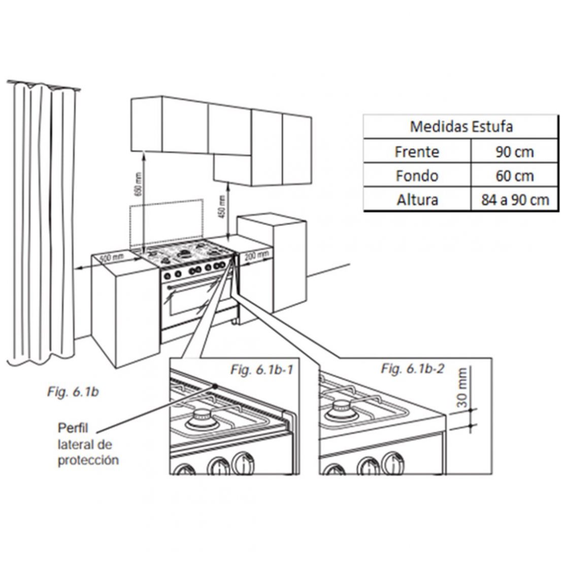 Estufa De’Longhi Vintage de Piso Inox 90 Cm