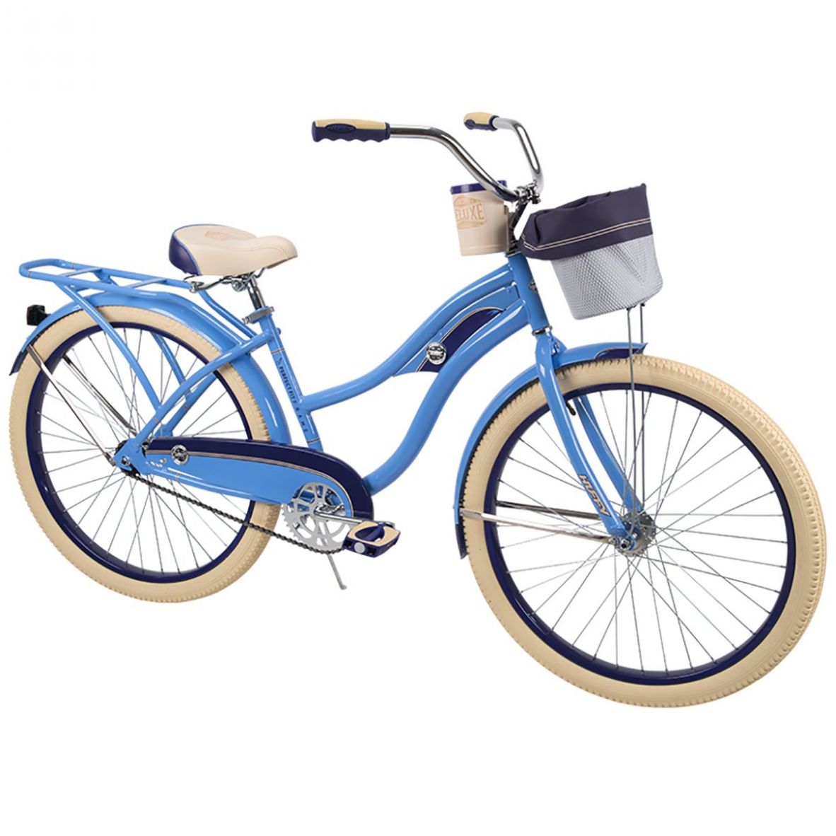 Bicicleta Azul Rodada 26 Deluxe Huffy para Mujer