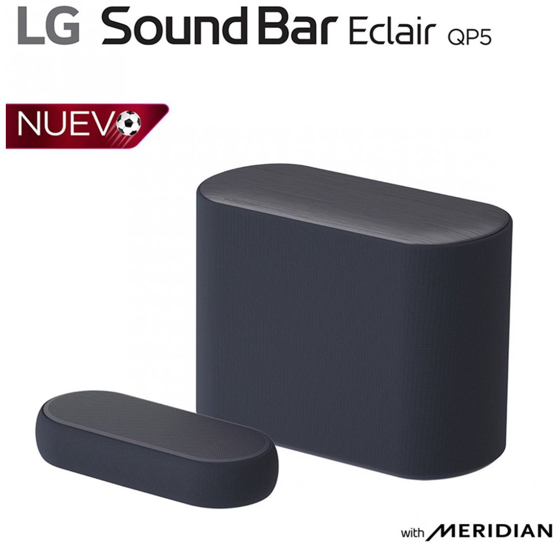 Barra de Sonido LG Qp5 Negra