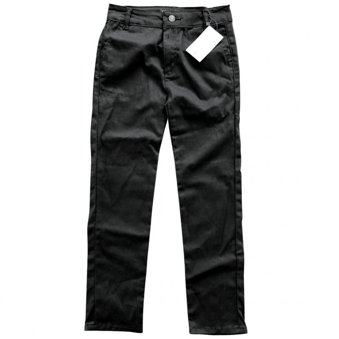 Pantalón Tipo Dockers Gabardina Modelo  1128 Negro para Niño