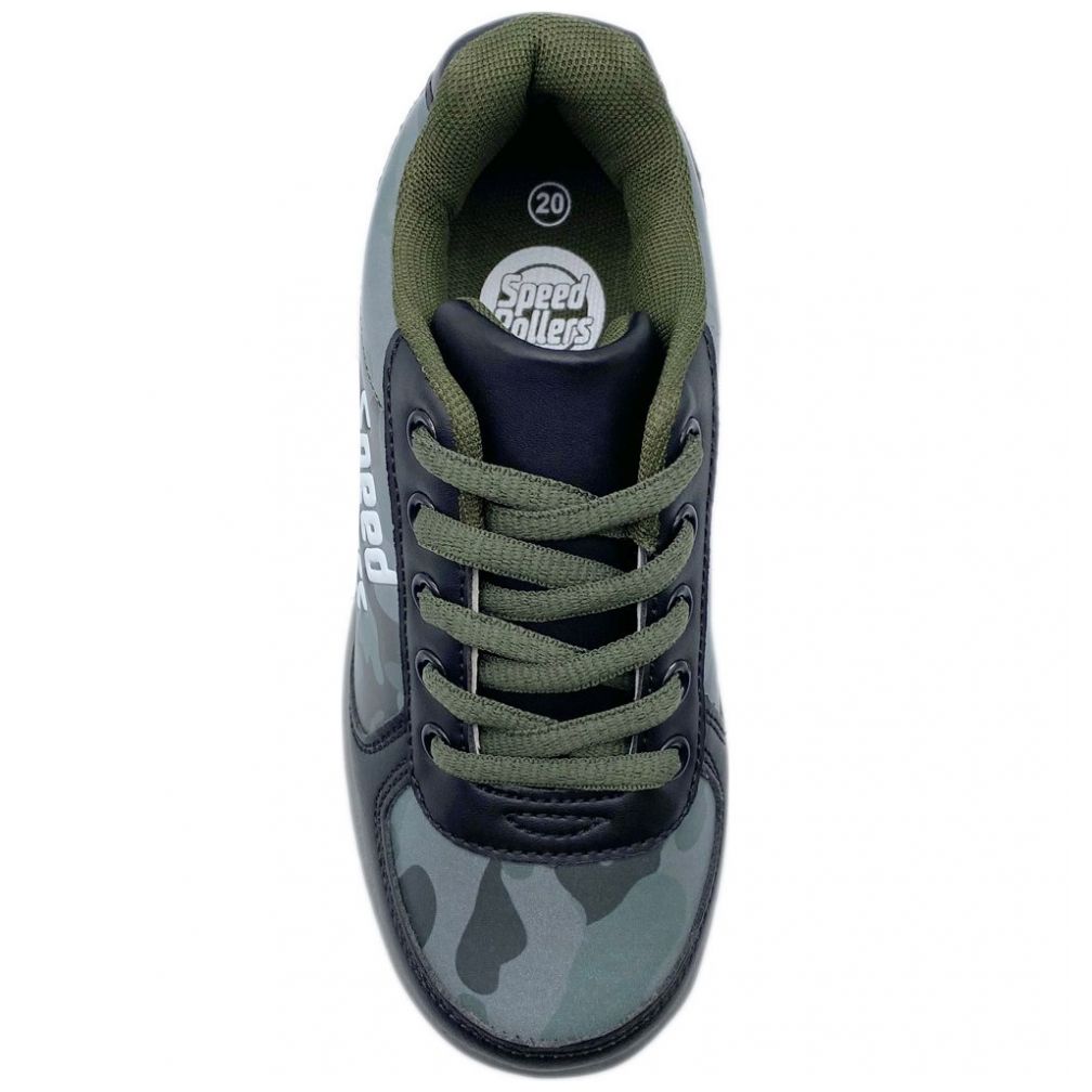 Tenis Patín Capta 18-22 Verde Speed Rollers