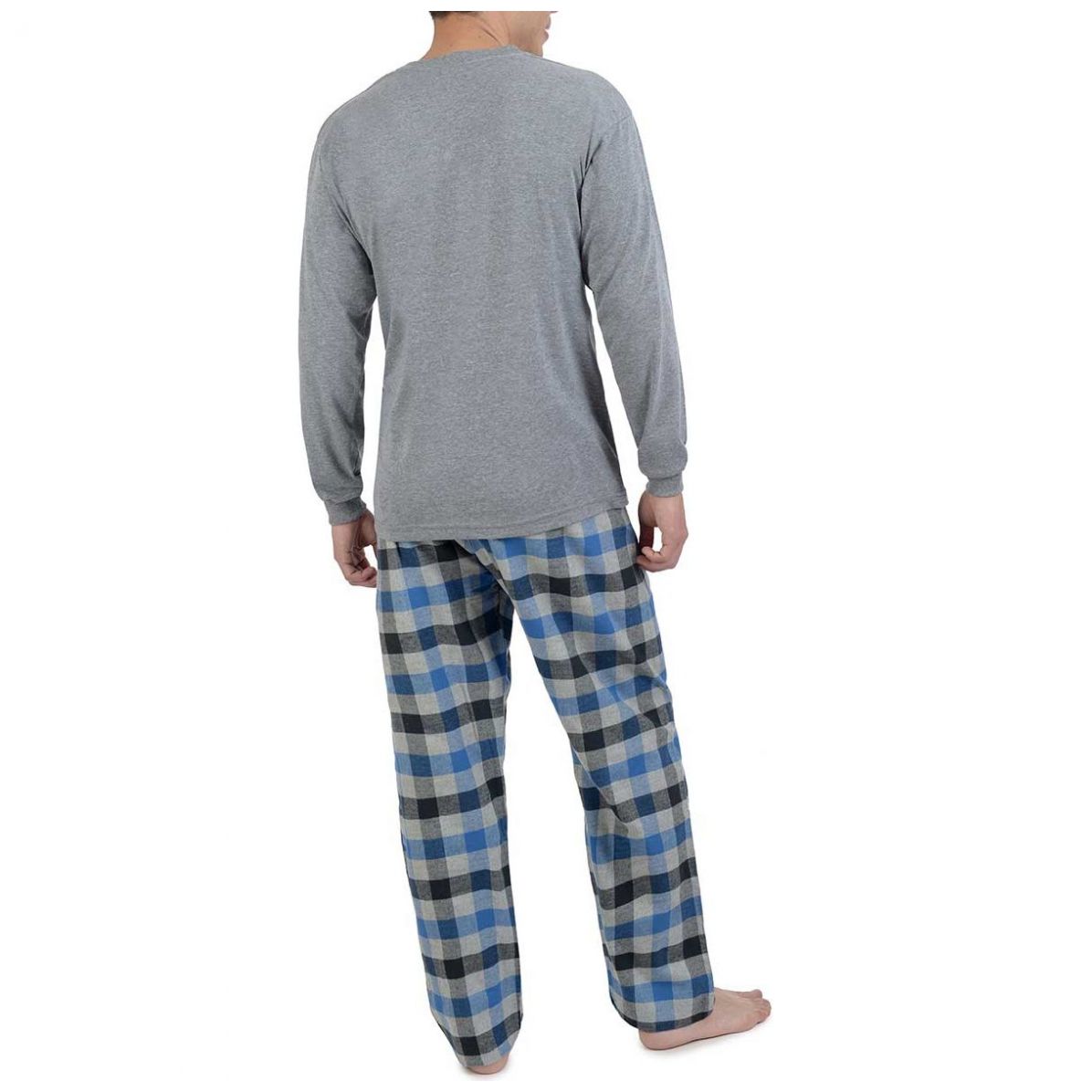 Pijama Franela Cuadros Carlo Corinto Modelo Elo 2131 para para Hombre