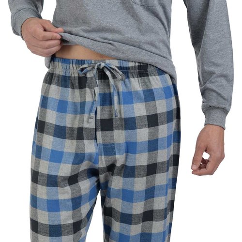 Pijama Franela Cuadros Carlo Corinto Modelo Elo 2131 para para Hombre
