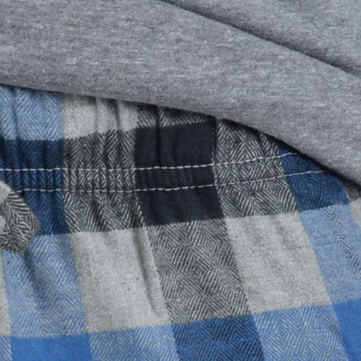 Pijama Franela Cuadros Carlo Corinto Modelo Elo 2131 para para Hombre