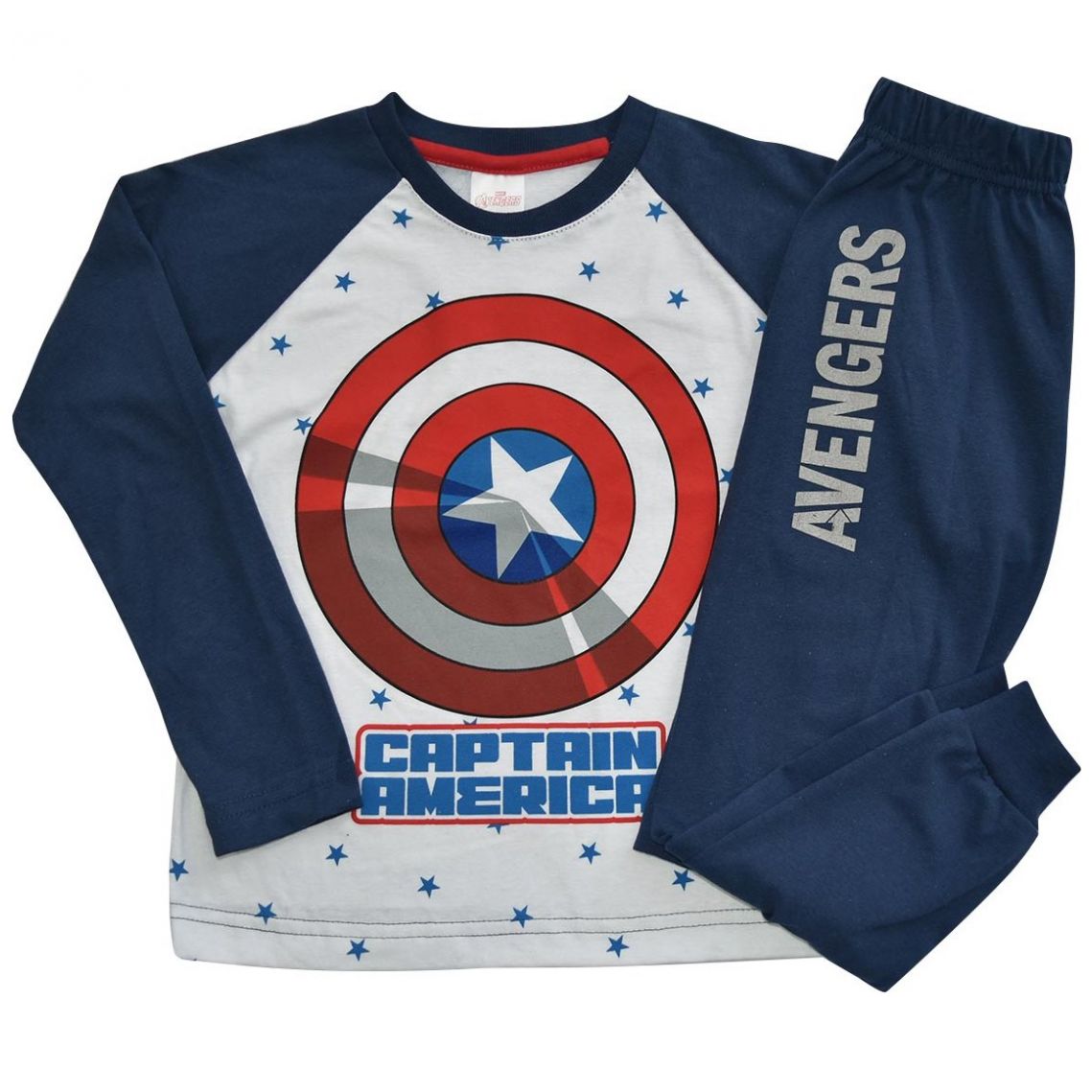 Pijama Del Capitán América 0Pjav22 Marvel para Niño