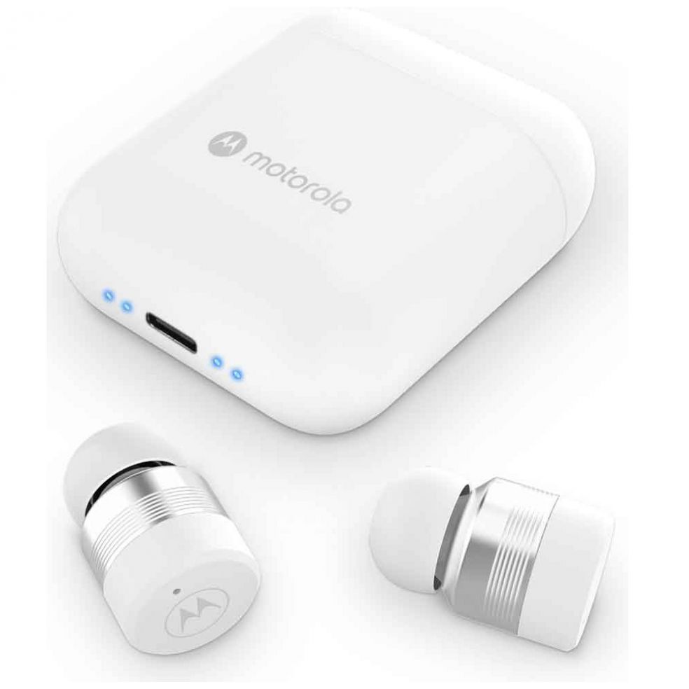 Audífonos Motorola Motobuds 120 Blancos