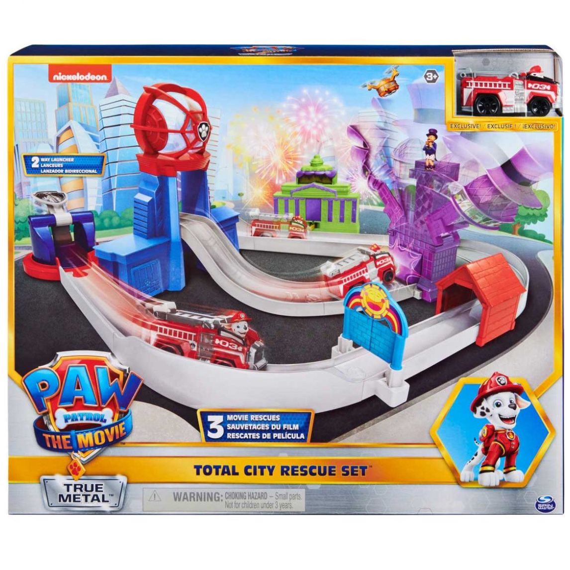 Pista de Batman Rescate en la Ciudad True Metal