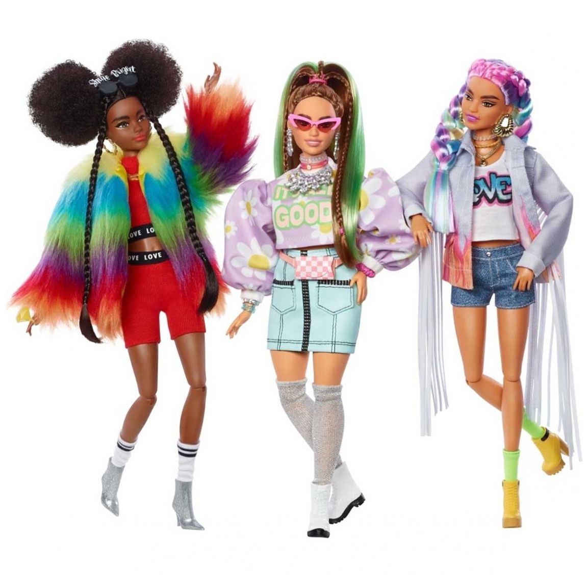 Barbie Extra Multipack de 5 Muñecas