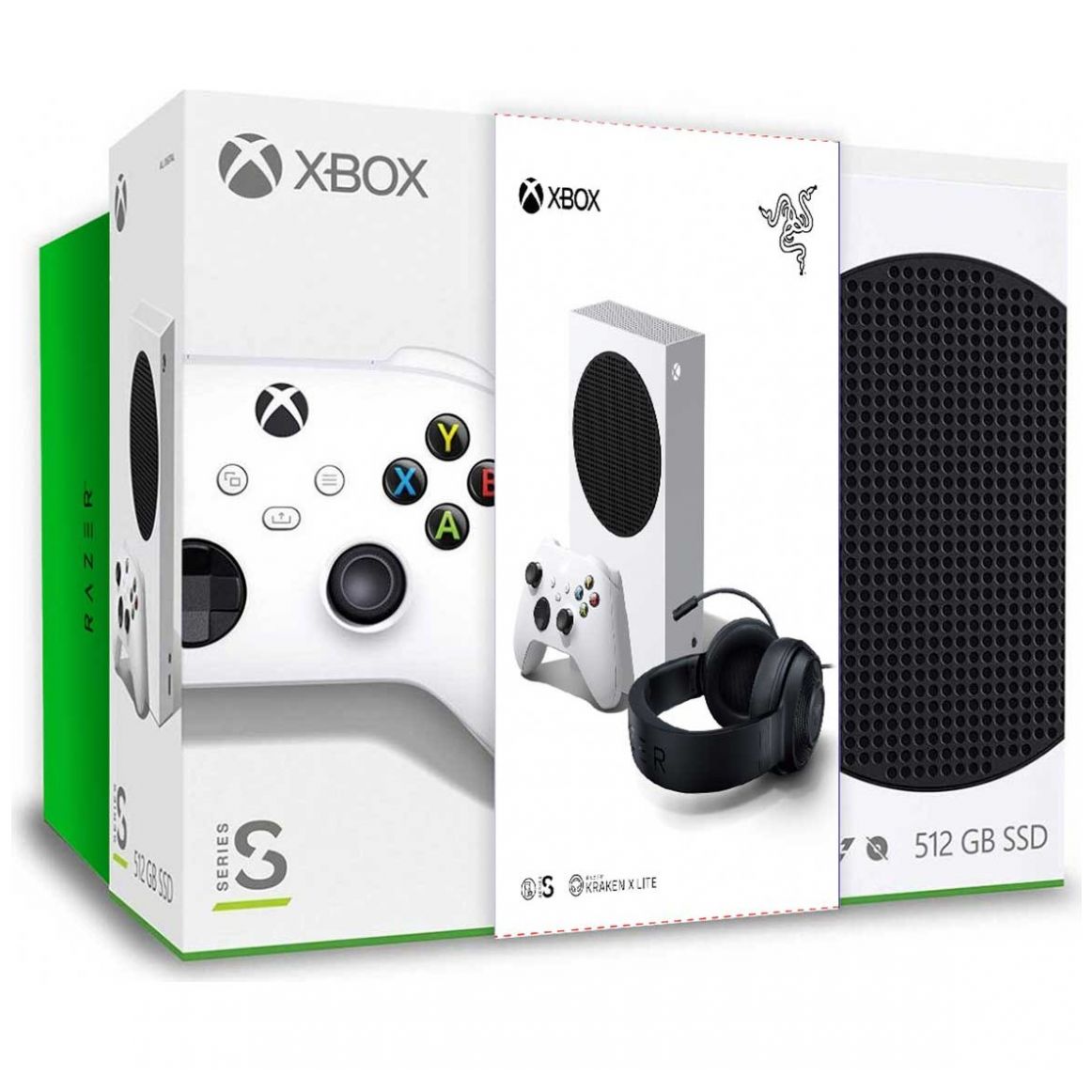 Consola Xbox Series S 512Gb + Razer Kraken X Lite