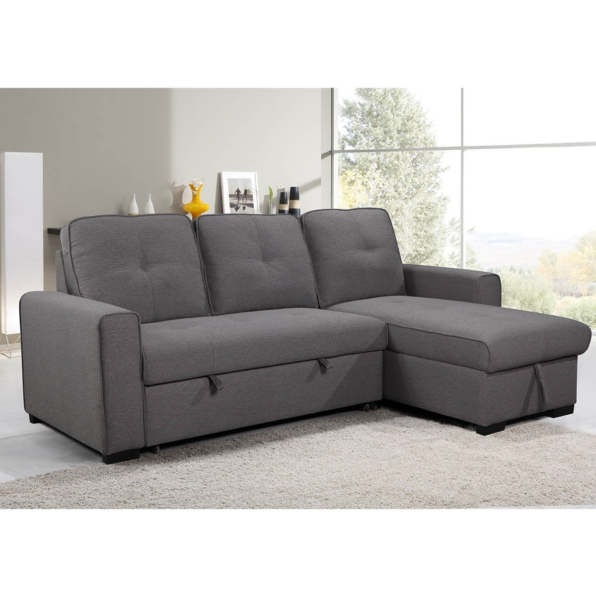 Sofá Cama Bruno Gris Lottus