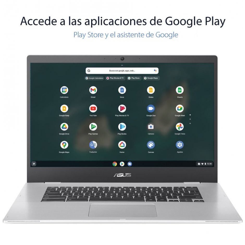 Laptop Asus Cx1500Cna Cel 4G 64Emmc Plata Chrome