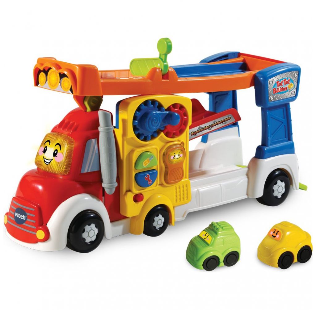 Porta Coches de Juguete Bolidos Supertrailer Tut Tut