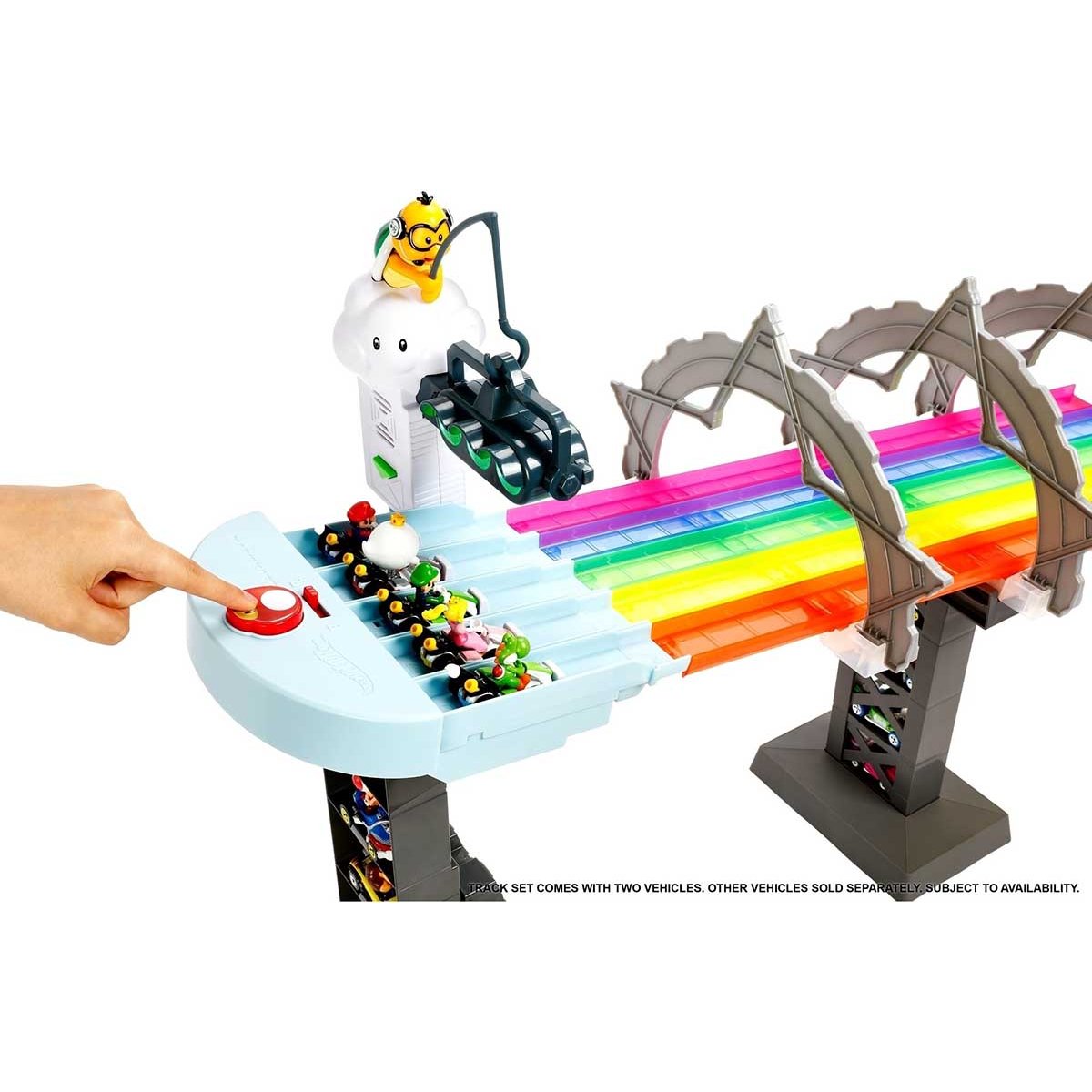 Pista Senda Arcoíris Mario Kart  Hot Wheels