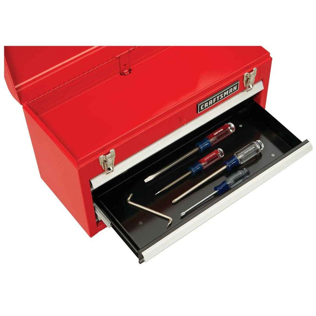 Caja Htas Craftsman Metal 20.5 Pulg 3 Cajones con Baleros Cmst98245Rb