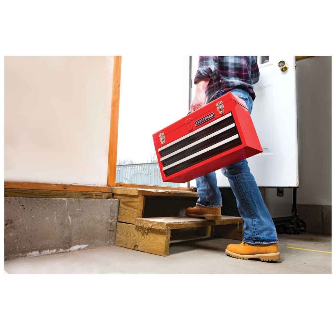 Caja Htas Craftsman Metal 20.5 Pulg 3 Cajones con Baleros Cmst98245Rb