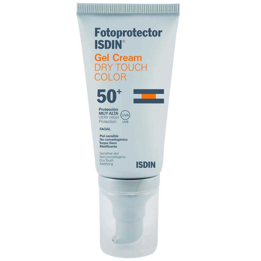 Isdin Fotoprotector 50+ Gel Crema Dry Touch C/color 50Ml