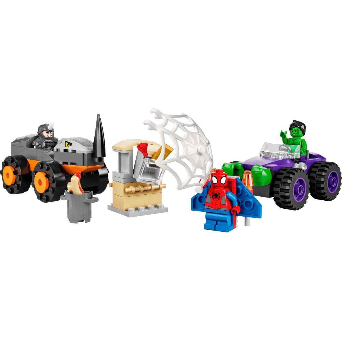 Camiones de Combate de Hulk y Rhino Lego Spidey