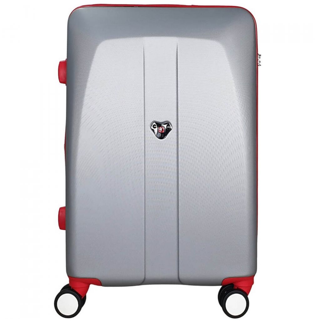 Maleta Talento 24" Plata Swiss Travel