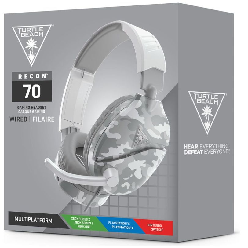 Audífonos Turtle Beach Recon 70 Arctic Camo Multiplataforma