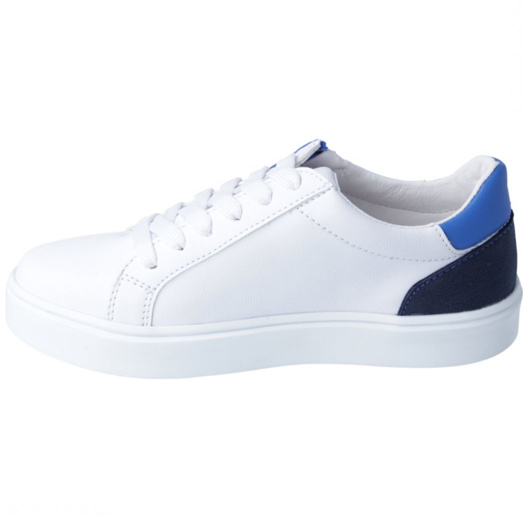 Tenis Aura Agujeta 21-24 Blanco Azul Karsten para Niño
