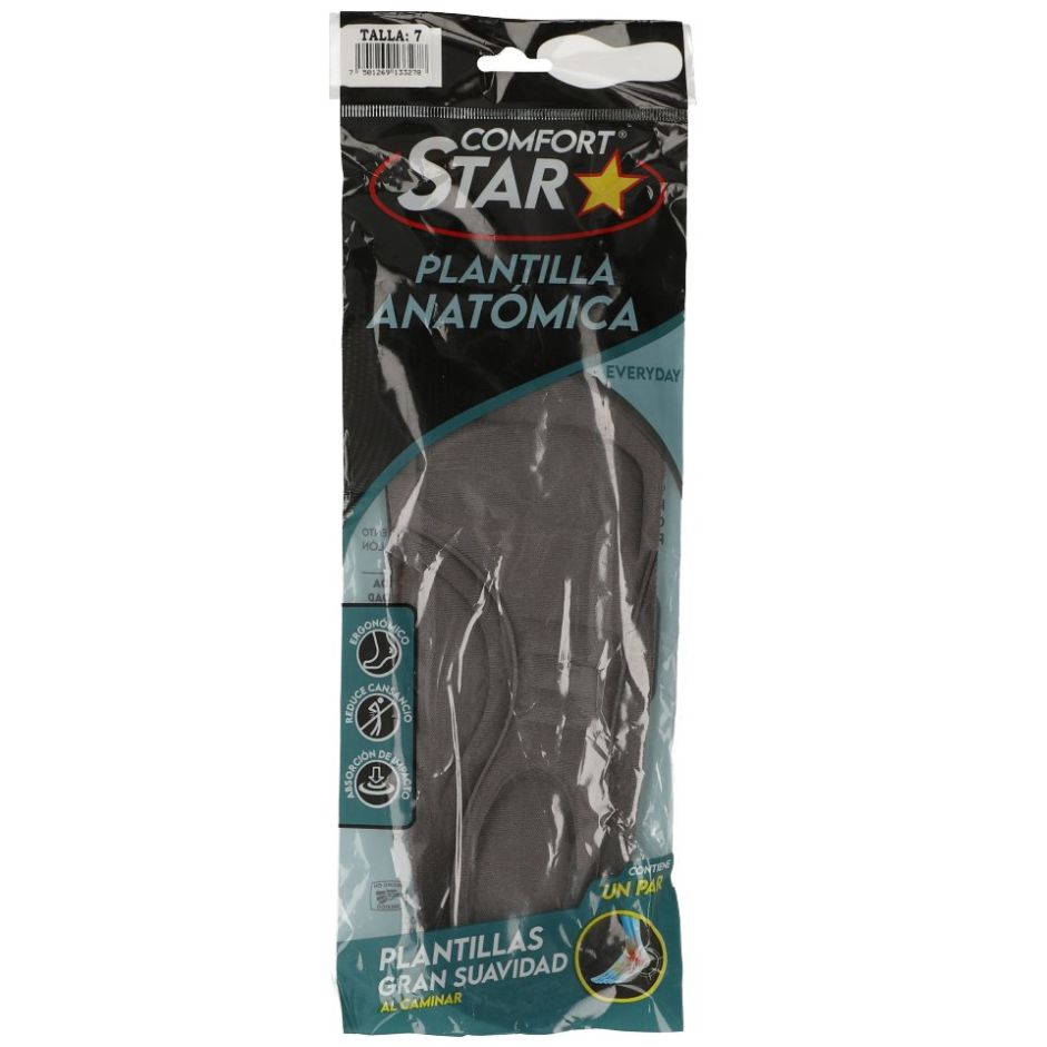 Plantilla Anatómica para Hombre Comfort Star