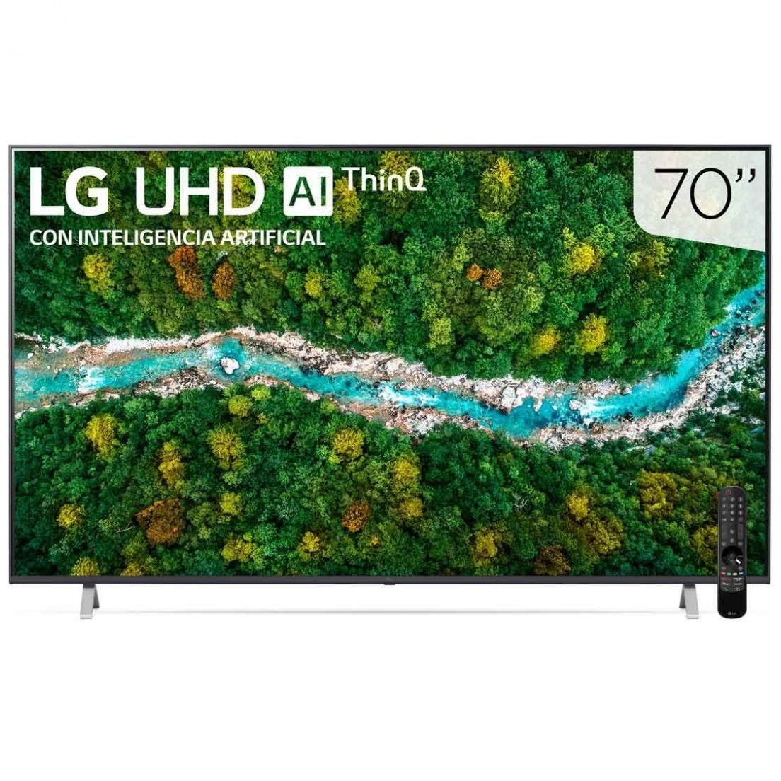 Pantalla LG 70" Uhd Ai Thinq 4K Smart Tv 70Up7750Psb