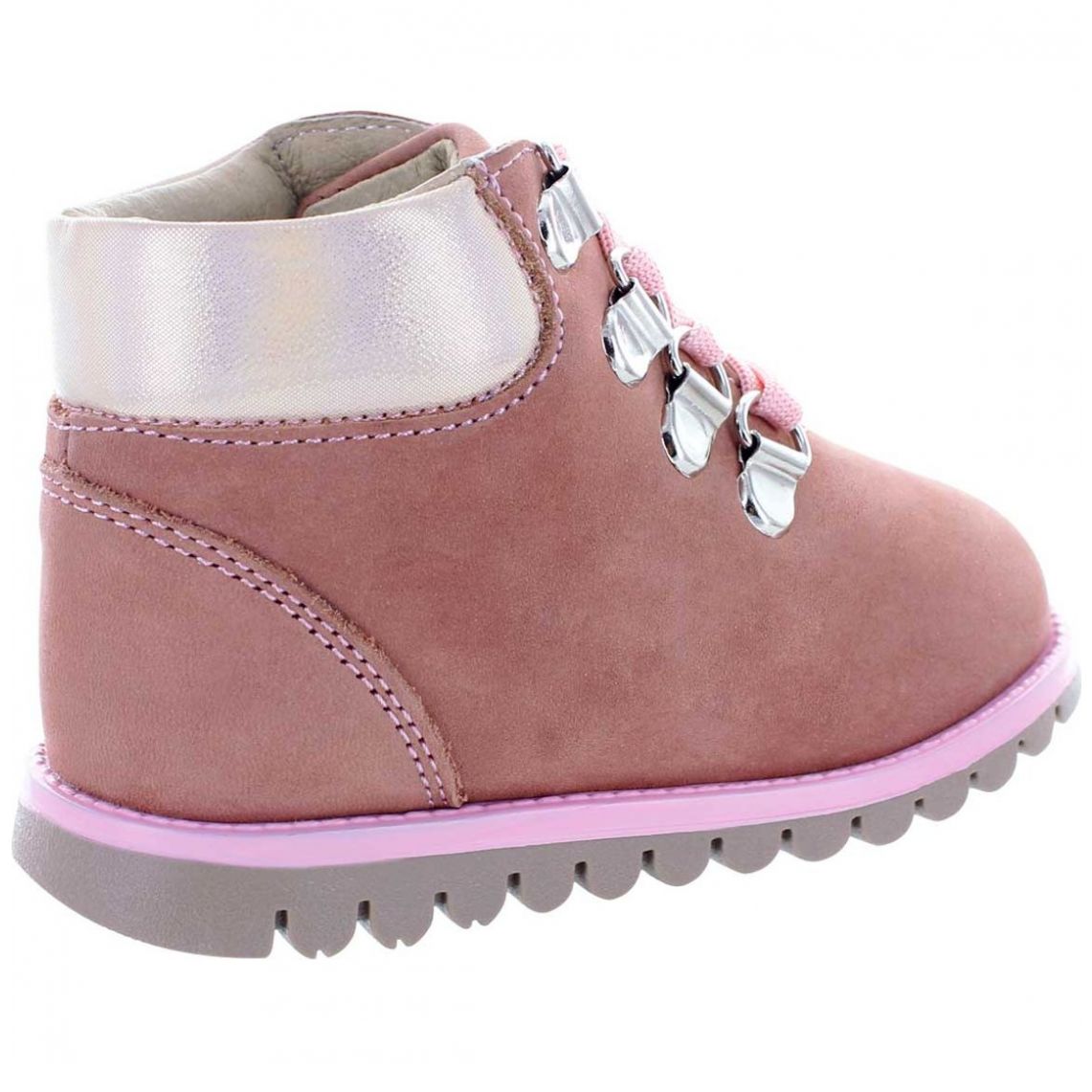 Botín Arizona Agujeta 13-17 Rosa Mini Burbujas para Niña