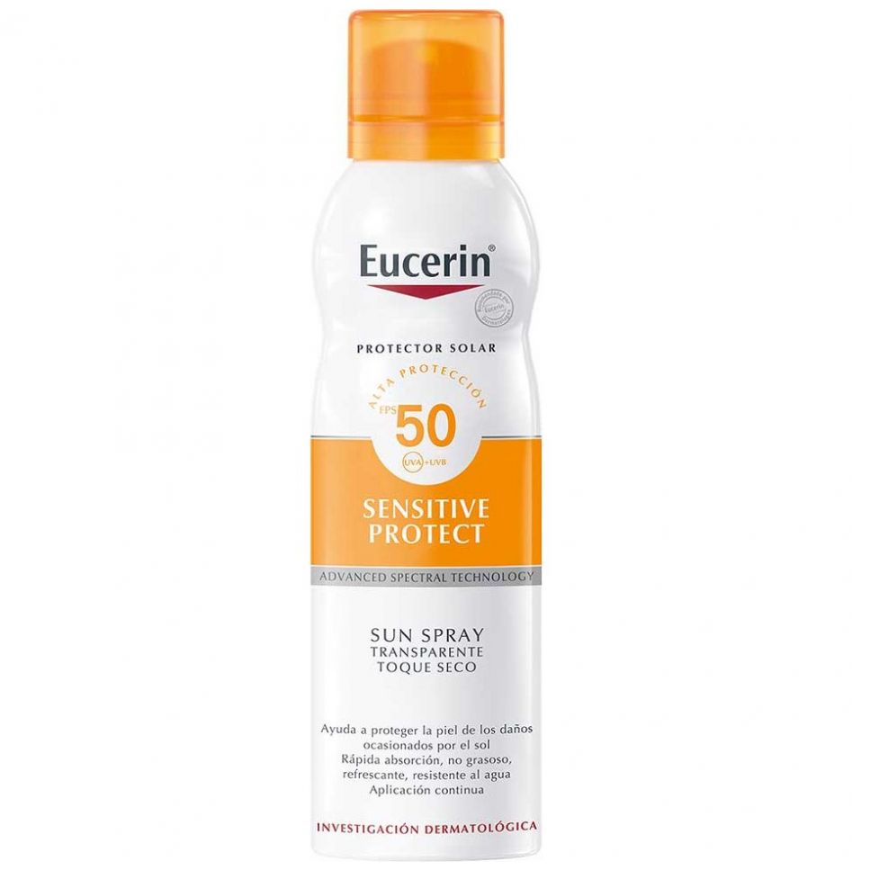 Eucerin Sun Protector Solar Corporal  Spray Toque Seco Fps 50    200Ml