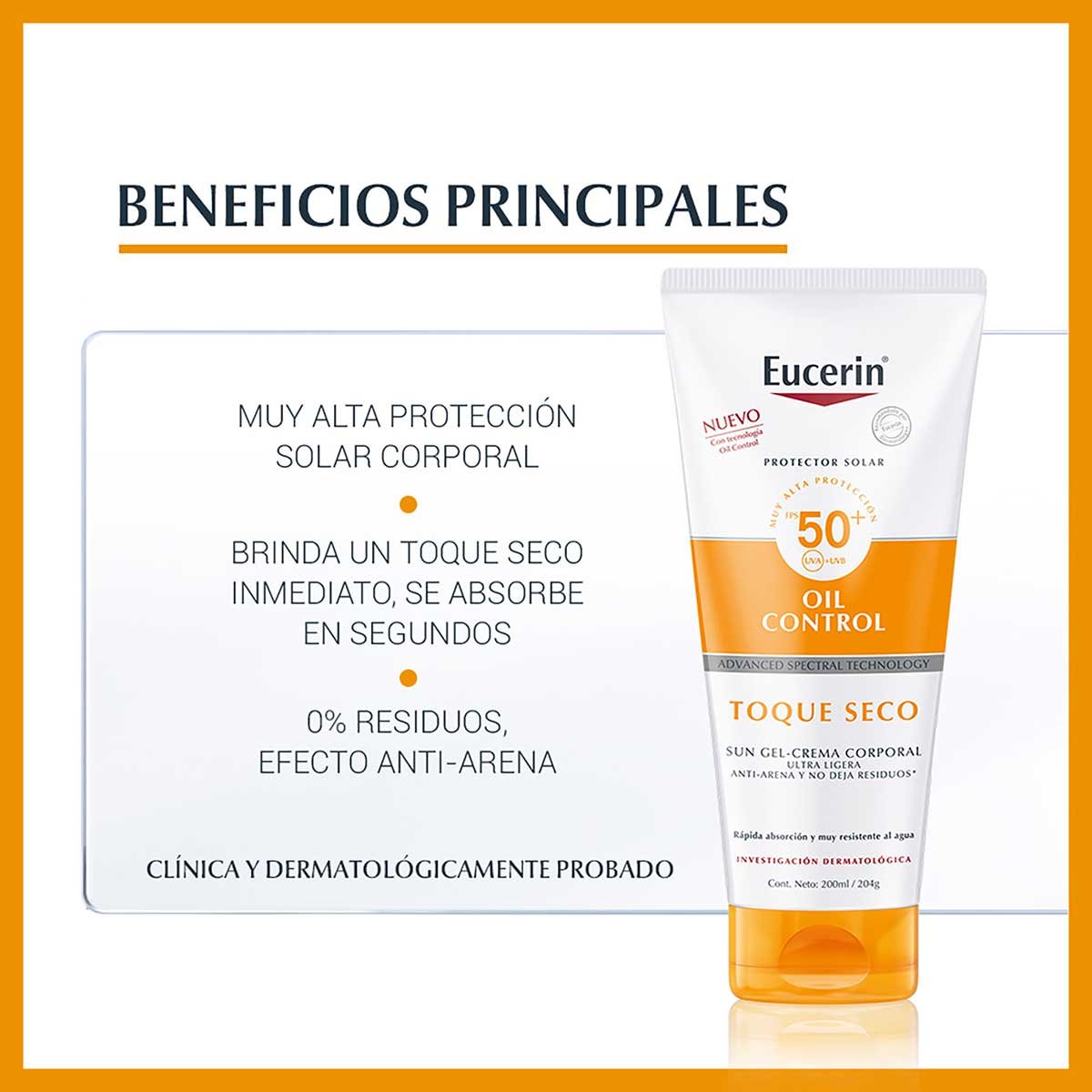 Eucerin Sun Oil Control Toque Seco 200Ml