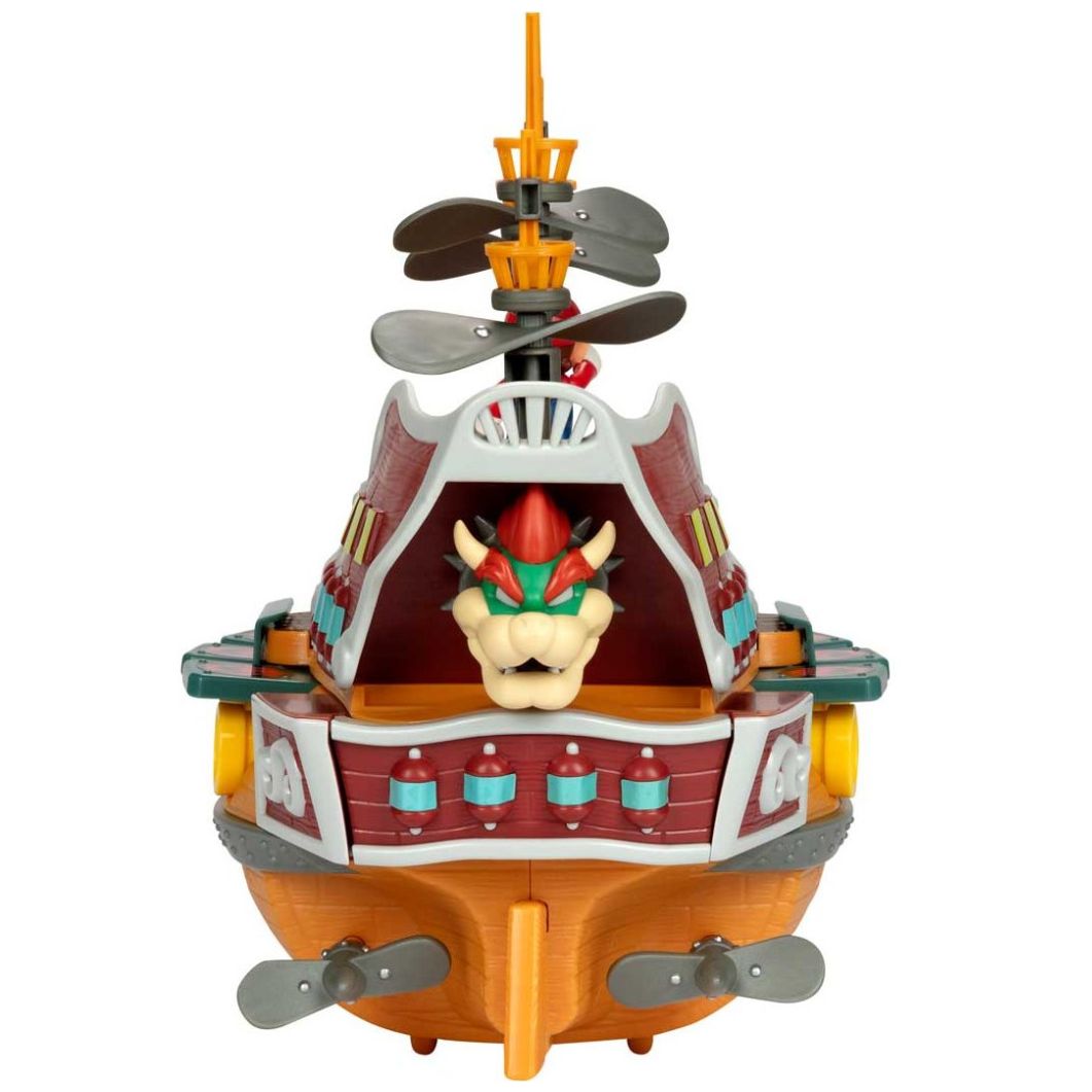 Figura Super Mario Dlx Bowser's Airship Playset