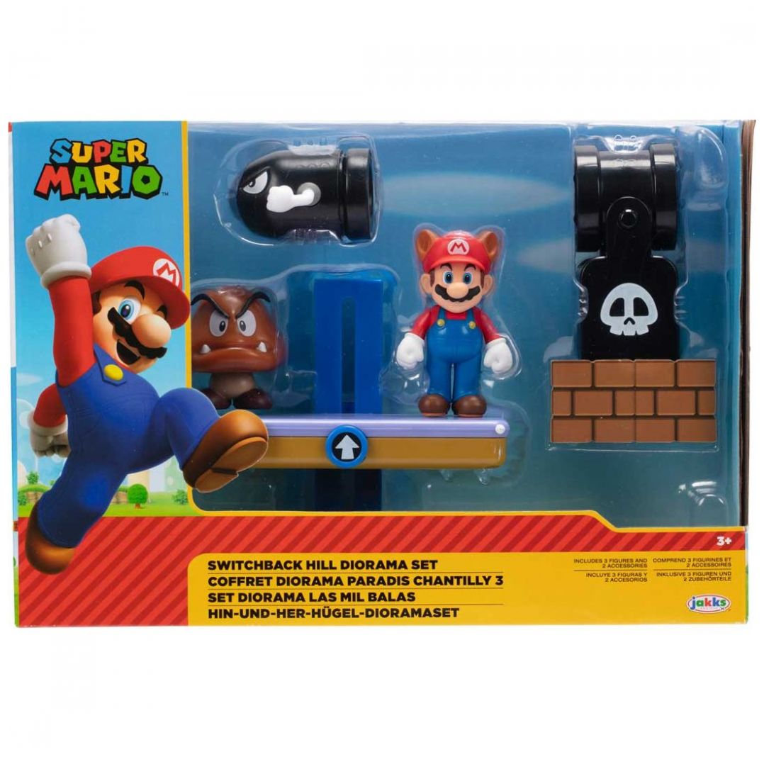 Set de Juego Nintendo 2.5" Switchback Hill Diorama