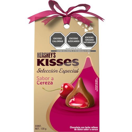 Kisses Selección Especial Sabor Cereza Hersheys 120 Grs