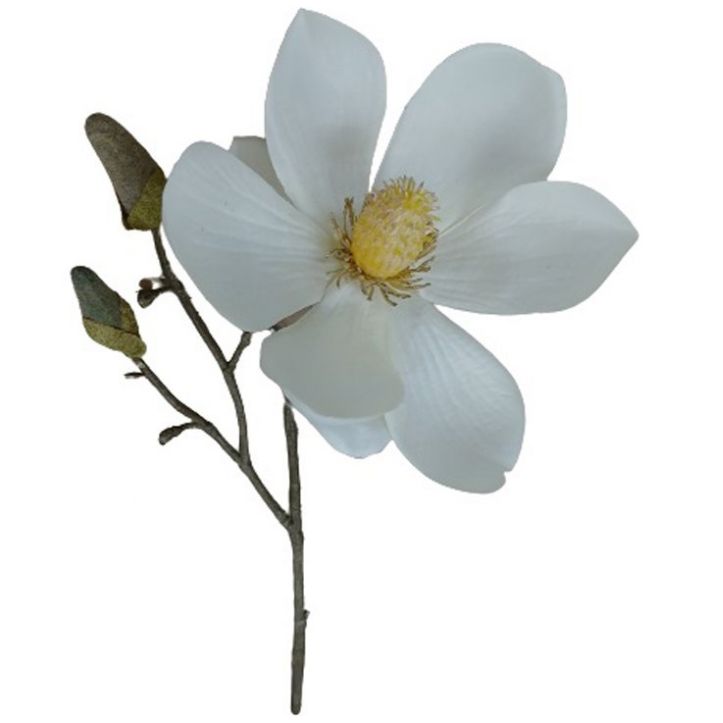 Flor Artificial Magnolia White Vintage Home