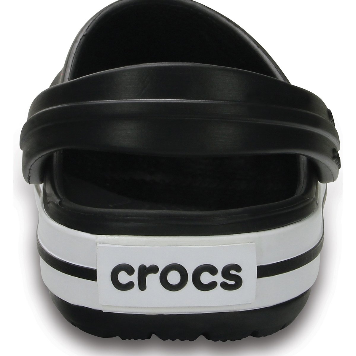 Sueco Croband Clog 15-23 Negro Crocs para Niño