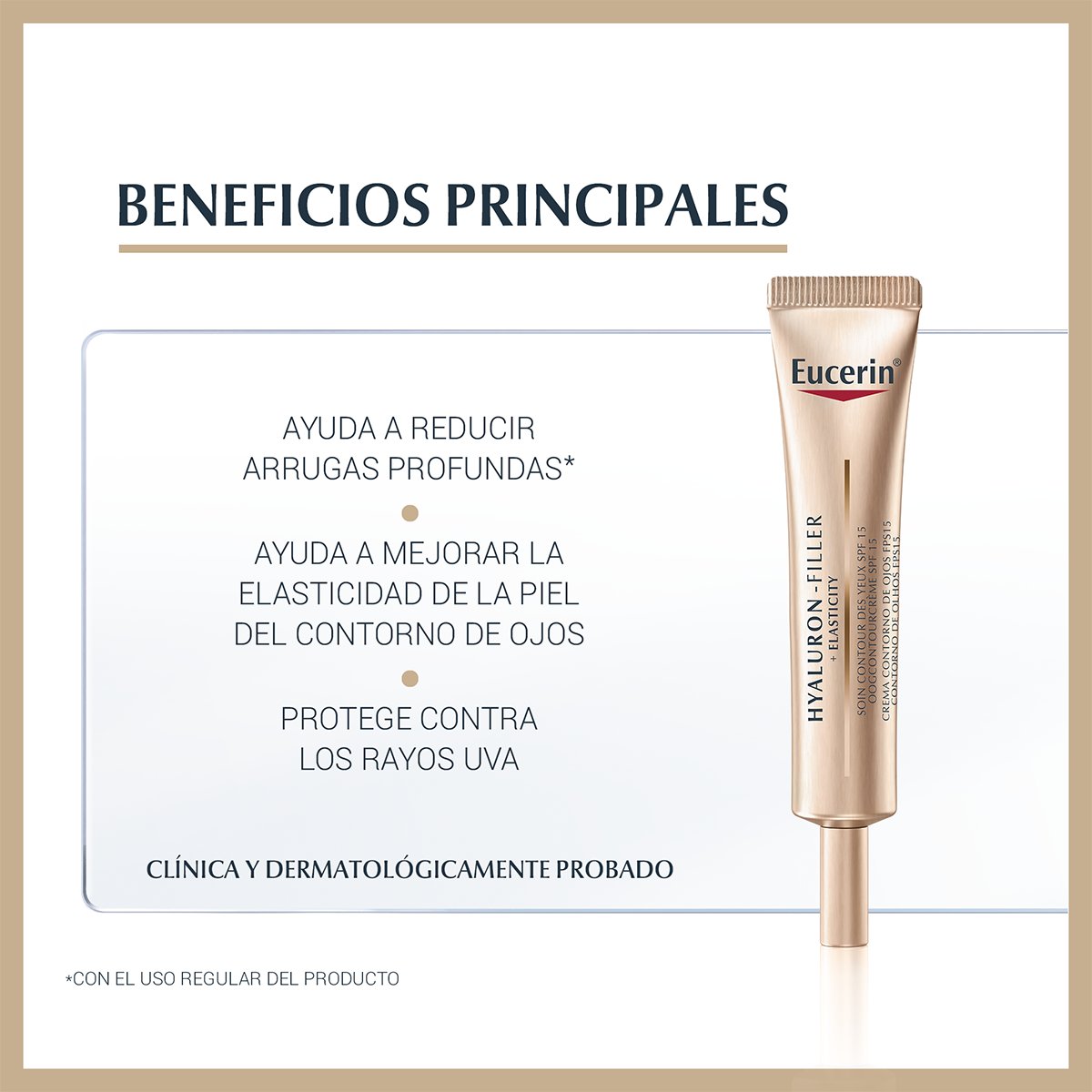 Eucerin Hyaluron Filler + Elasticity Ojos 15Ml